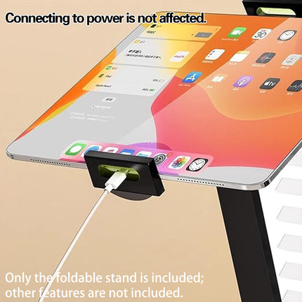 Desktop Folding Phone Tablet Stand Adjustable Height Carbon Steel for Home Office