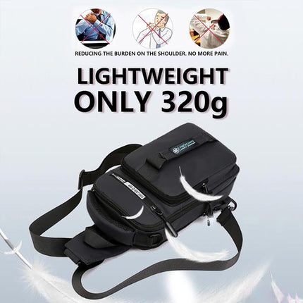 Large Capacity Multi Functional Shoulder Bag with USB Port Water Resistant
