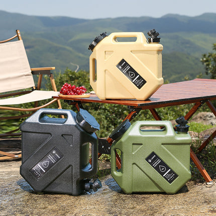 10L Portable Water Container with Tap for Car Camping Hiking Picnic Travel