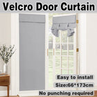 Self Adhesive Door Curtain with Velcro Blackout Thermal Privacy Shade