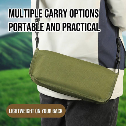 Portable Folding Camping Stool with Side Pocket
