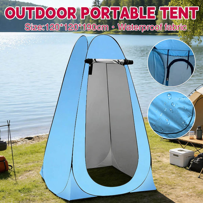 Outdoor Pop Up Changing Tent Shower Shelter Camping Beach 120 x 120 x 190cm