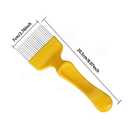 Beekeeping Honey Scraper Fork 2pcs Manual Comb Cutter Stainless Steel Handle