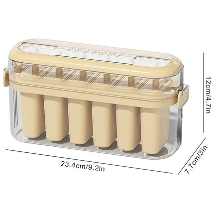 Portable Ice Cube Mould Box Freezer Ice Compartment Ice Holder for Ice Making