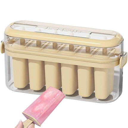 Portable Ice Cube Mould Box Freezer Ice Compartment Ice Holder for Ice Making