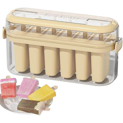 Portable Ice Cube Mould Box Freezer Ice Compartment Ice Holder for Ice Making
