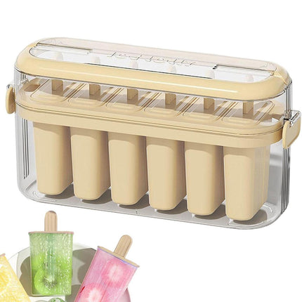 Portable Ice Cube Mould Box Freezer Ice Compartment Ice Holder for Ice Making