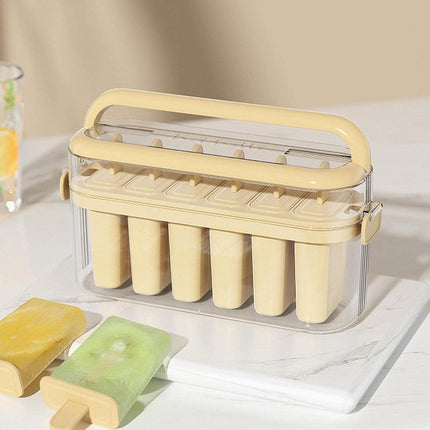 Portable Ice Cube Mould Box Freezer Ice Compartment Ice Holder for Ice Making