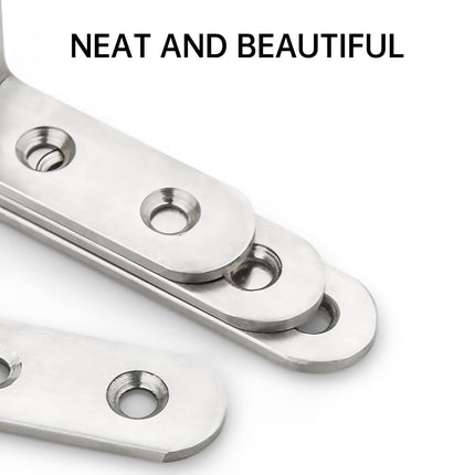 20PCS Stainless Steel Right Angle Support Bracket Sturdy for Furniture Repair