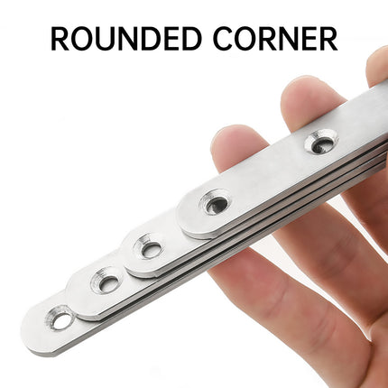 20PCS Stainless Steel Right Angle Support Bracket Sturdy for Furniture Repair