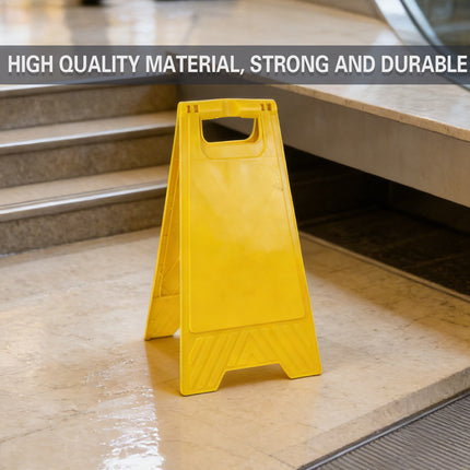 2PCS Caution Warning Signs Standing Floor Sign A Frame Stand Safety Durable