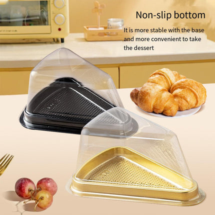 100pcs Triangle Cake Boxes for Bakery Packaging Pastry Gift Boxes for Parties