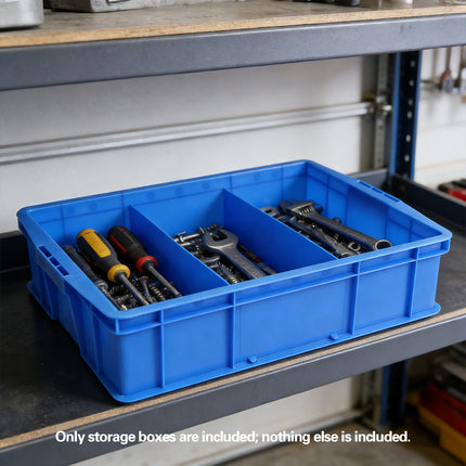 Thickened Plastic Storage Box 3/6 Compartments Storage Box for Hardware Tools
