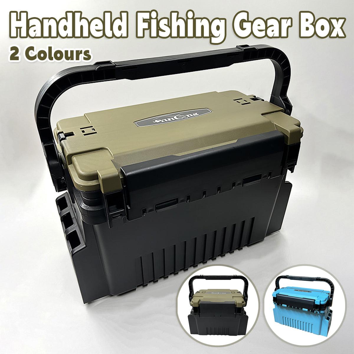handheld tackle box Multifunctional Fishing Tackle Box Portable Gear Storage Case Organize – Aimall