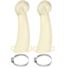 Horn Protective Sleeve Set Silicone Soft Cover Cap 2pcs Anti Collision Horn