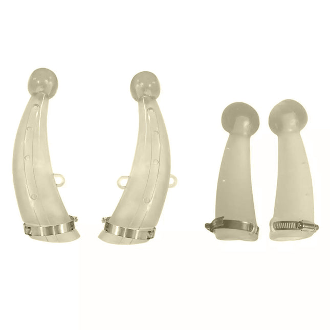 Horn Protective Sleeve Set Silicone Soft Cover Cap 2pcs Anti Collision Horn