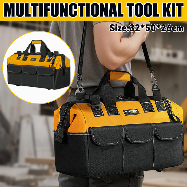 Multifunctional Handheld Tool Bag Large Capacity Portable Wear-Resistant Durable