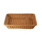Hand Woven Rattan Tray Snack Serving Dish Hotel Fruits Pastry Plate Basket