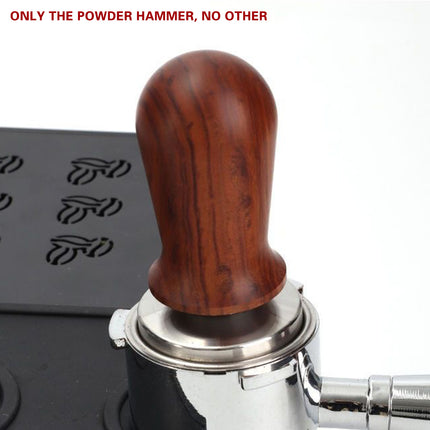 304 Stainless Steel Coffee Tamper Press Non-Slip Handle Even Tamping 51/53/58mm
