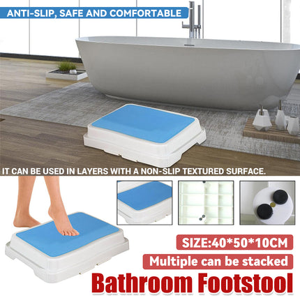 Bathroom Anti Slip Foot Stool Durable for Shower Bathtub Toilet Safety Use