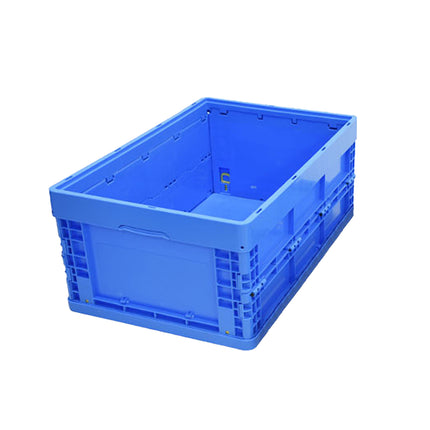 Foldable Plastic Storage Box Rounded Corner Design for Workshop Garage Home Use