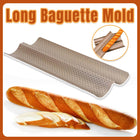 Nonstick Baguette Baking Tray 2 Compartments Bread Mould  Homemade Bread Stick