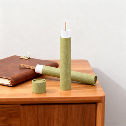 10PCS Incense Paper Tubes 200g Capacity 2 Colours Durable Thickness Material