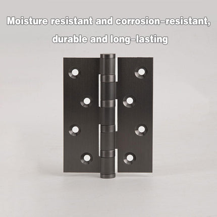 Flat Door Hinge 4 Inch Silent Bearing Hinge Stainless Steel Hardware for Cabinet