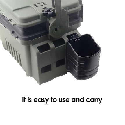 2pcs Fishing Box Accessories Rod Bucket Water Cup Holder Adjustable Tackle Stand