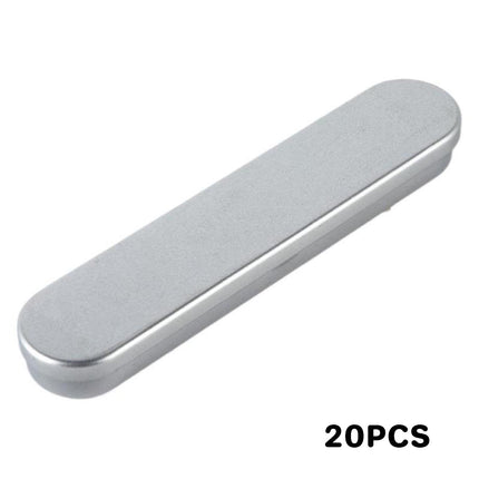 20PCS Metal Pencil Box Storage Case Tin Pen Holder Durable Packaging Organizer
