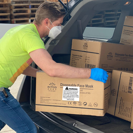 Suffocation Warning Labels Roll 3 Sizes Available Strong Water-Based Adhesive