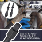 Pneumatic Bolt Breaker Set 2PCS 37315 3/8in and 37316 1/2in for Auto Repair Use