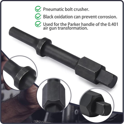 Pneumatic Bolt Breaker Set 2PCS 37315 3/8in and 37316 1/2in for Auto Repair Use