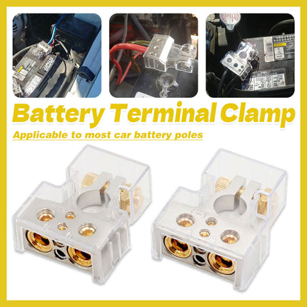 Car Battery Terminal Clamps Universal Battery Post Connectors for Cable Wiring
