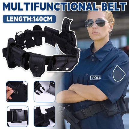 10 in 1 Multifunction Utility Waist Belt with Pouches for Outdoor and Work Use