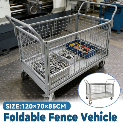Folding Fence Vehicle High-Quality for Moving Warehouse Transport Delivery Use