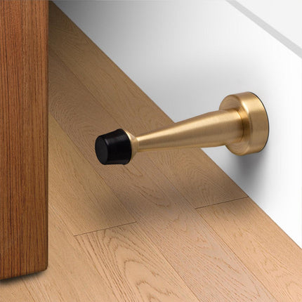 6 Colours Copper Door Stopper Top Cylinder Anti Collision Device for Home Office