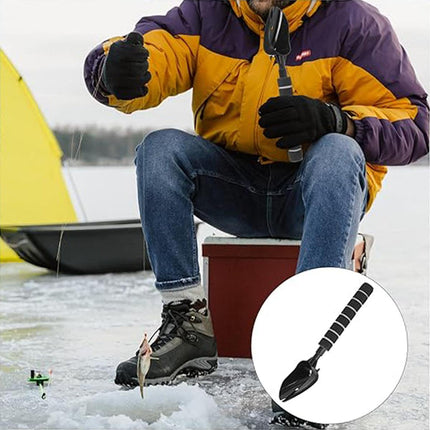 Portable Fishing Casting Ear Spoon Mini Nesting Spoon for Outdoor Fishing Gear