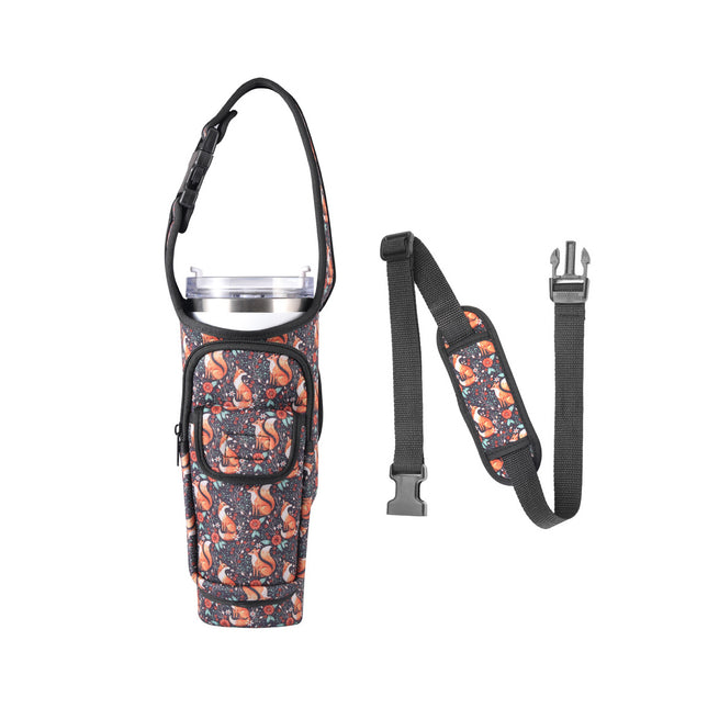 Outdoor Multi Function Crossbody Cup Holder Durable for Hiking Camping Travel