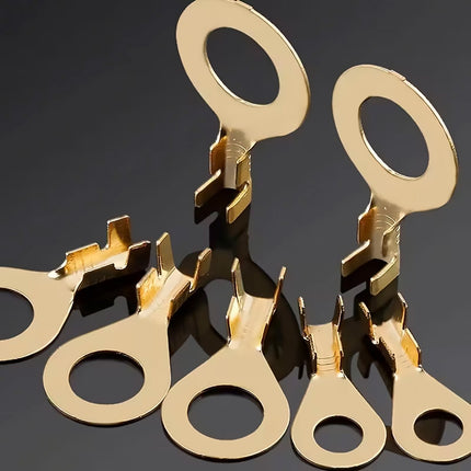1050PCS Heat Shrink Butt Connectors Wire Terminals Insulated Crimp Ring Fork Set