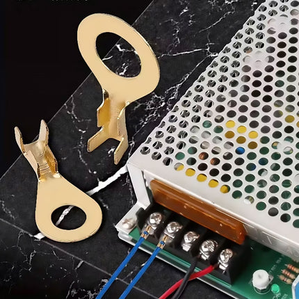 1050PCS Heat Shrink Butt Connectors Wire Terminals Insulated Crimp Ring Fork Set