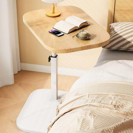 Adjustable Small C Shaped Side Table for Sofa Modern End Table Height