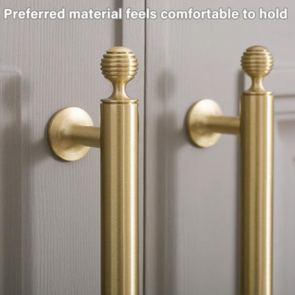 Copper Cabinet Handles 6 Sizes Modern Pulls for Wardrobe Drawer Shoe Cupboard
