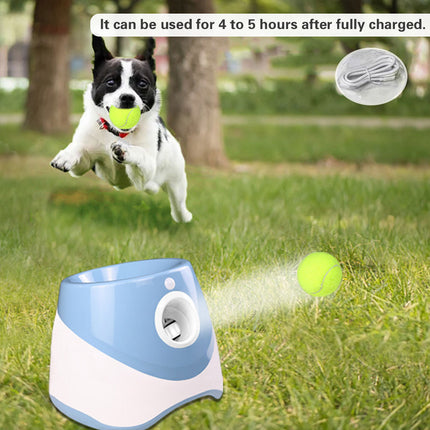Pet Ball Thrower Elastic Launcher Dog Toy Automatic Ball Interactive Play
