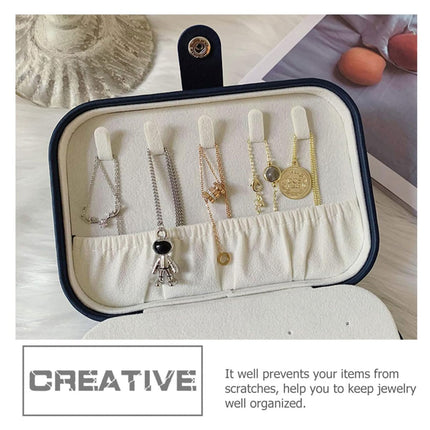 Jewelry Storage Box Travel Mini Case Portable Small Organiser for Rings Earrings