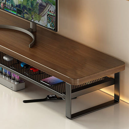 Monitor Stand Riser Desktop Shelf Organizer with Storage Mesh for PC Laptop