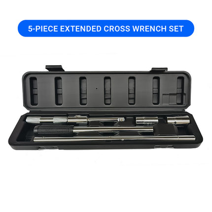 Extended Cross Wrench Tire Screwdriver Heavy Duty Automotive Lug Nut Removal
