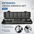 Extended Cross Wrench Tire Screwdriver Heavy Duty Automotive Lug Nut Removal