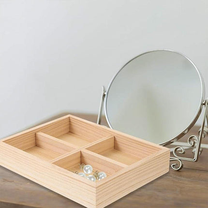 Wooden Jewelry Display Trays 5pcs Bracelet Storage Organizer for Rings Earrings