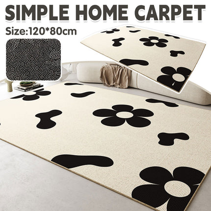 Living Room Carpet Anti Slip Simple Home Floor Mat Soft Decorative Area Rug